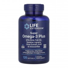 Super Omega-3 Plus EPA/DHA Fish Oil, Sesame Lignans, Olive Extract, Krill & Astaxanthin - 120 softgels Super Omega-3 Plus EPA/DHA Fish Oil, Sesame Lignans, Olive Extract, Krill & Astaxanthin - 120 softgels