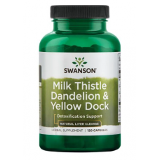 Milk Thistle Dandelion-Yellow Dock - 120 cap Milk Thistle Dandelion-Yellow Dock - 120 cap