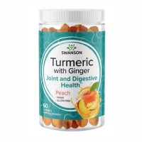Turmeric with Ginger - 60 Gummies Peach Turmeric with Ginger - 60 Gummies Peach