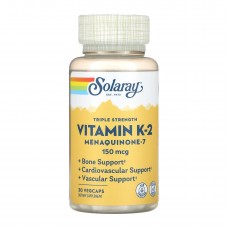 Triple Strength Vit K-2 MK-7 150mcg - 30 veg caps Triple Strength Vit K-2 MK-7 150mcg - 30 veg caps