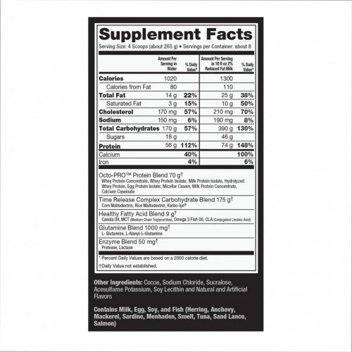 Muscle Juice Revolution 2600 - 2120g Chocolate Creme 2022-10-0816 Ultimate Nutrition Muscle Juice Revolution 2600 - 2120g Chocolate Creme 2022-10-0816 Ultimate Nutrition