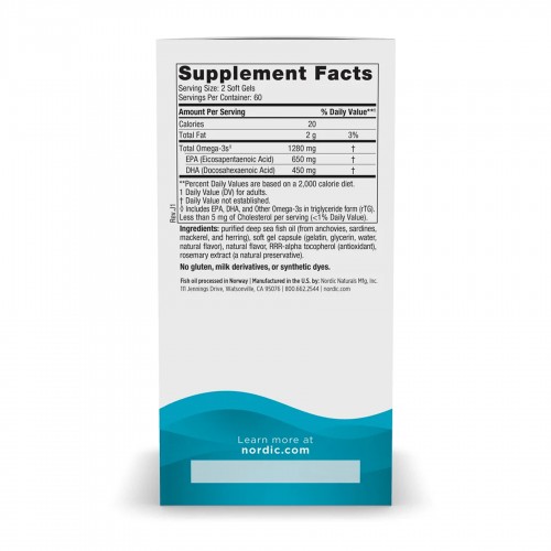 Ultimate Omega - 120 softgels 2023-10-5968 Nordic Naturals Ultimate Omega - 120 softgels 2023-10-5968 Nordic Naturals