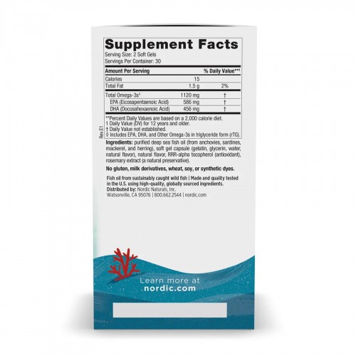 Ultimate Omega 2X Teen - 60 mini softgels 2023-10-5963 Nordic Naturals Ultimate Omega 2X Teen - 60 mini softgels 2023-10-5963 Nordic Naturals