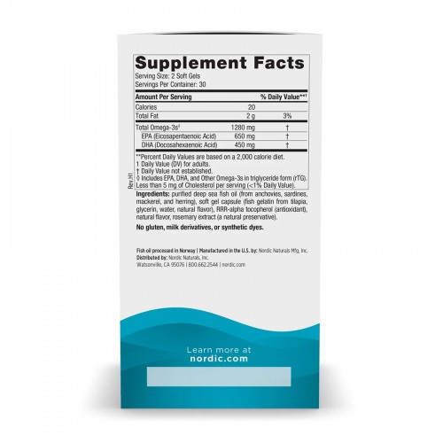 Ultimate Omega Fish Gels - 60 softgels 2023-10-5957 Nordic Naturals Ultimate Omega Fish Gels - 60 softgels 2023-10-5957 Nordic Naturals