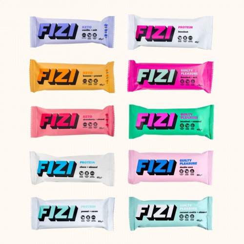 Variety Box - 10x45g 2023-10-4763 FIZI Variety Box - 10x45g 2023-10-4763 FIZI