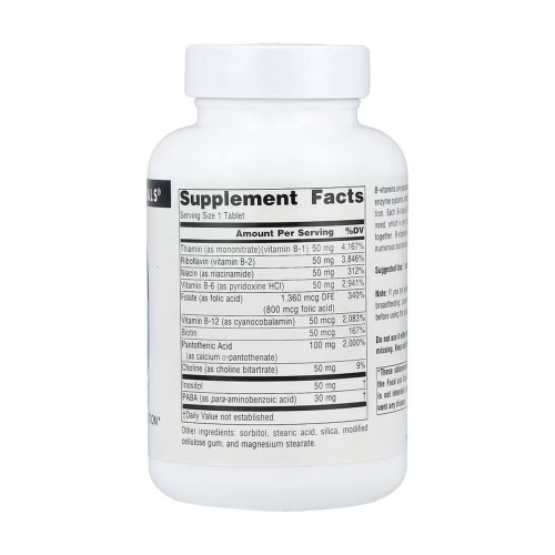 Vitamin B-50 Complex 50mg - 50 tabs 2023-10-5553 Source Naturals Vitamin B-50 Complex 50mg - 50 tabs 2023-10-5553 Source Naturals
