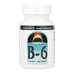 Vitamin B-6 100 mg - 100 tabs 2023-10-6135 Source Naturals