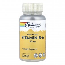 Vitamin B-6 Timed-Release 50mg - 60 vcaps Vitamin B-6 Timed-Release 50mg - 60 vcaps