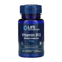 Vitamin B12 Methylcobalamin 5 mg - 60 vcaps Vitamin B12 Methylcobalamin 5 mg - 60 vcaps