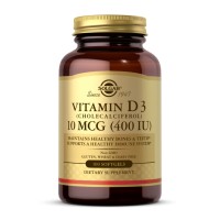 Vitamin D3 (Cholecalciferol) 10 mcg (400 IU) - 100 softgels Vitamin D3 (Cholecalciferol) 10 mcg (400 IU) - 100 softgels