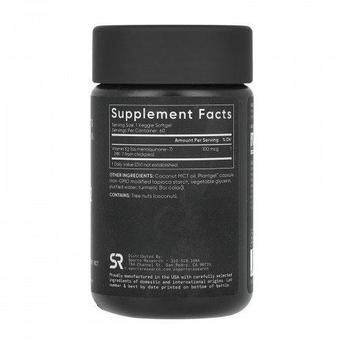 Vitamin K2 100mcg - 60 veggie softgels 2023-10-6171 Sport Research Vitamin K2 100mcg - 60 veggie softgels 2023-10-6171 Sport Research