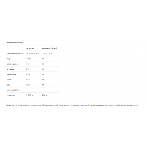 L-Carnitine Concentrate - 1000ml Tropical 2022-10-0554 VPLab L-Carnitine Concentrate - 1000ml Tropical 2022-10-0554 VPLab