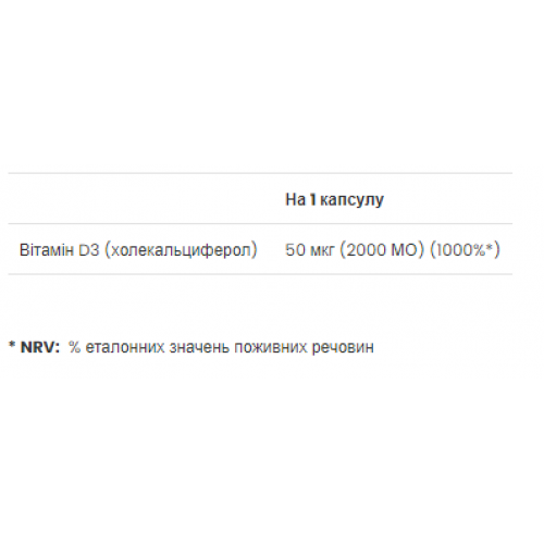 Vitamin D3 2000 IU - 180 softgels 2022-10-0309 VPLab Vitamin D3 2000 IU - 180 softgels 2022-10-0309 VPLab