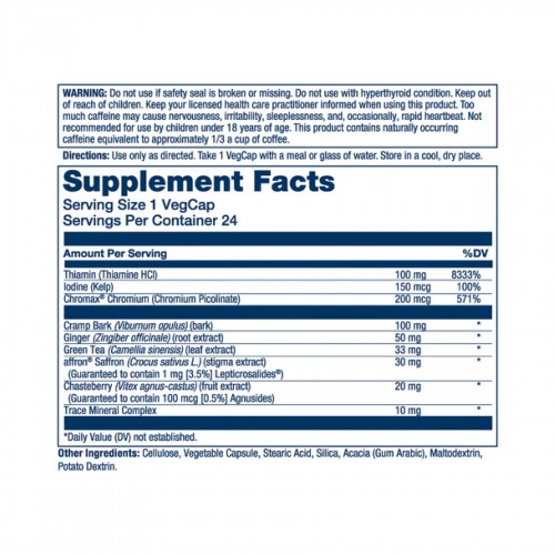 Womens Health Menstruation - 24 vcaps 2023-10-2423 Solaray Womens Health Menstruation - 24 vcaps 2023-10-2423 Solaray