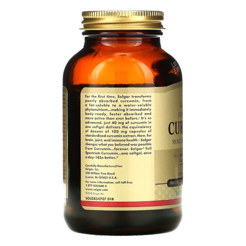 Solgar Curcumin, 90 капсул CN10109 Solgar Solgar Curcumin, 90 капсул CN10109 Solgar