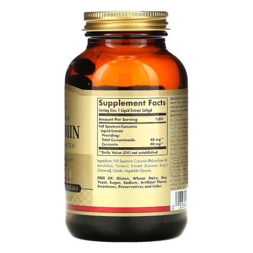 Solgar Curcumin, 90 капсул CN10109 Solgar Solgar Curcumin, 90 капсул CN10109 Solgar