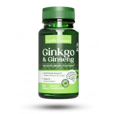 Натуральная добавка Earth‘s Creation Ginkgo and Ginseng, 60 таблеток Натуральная добавка Earth‘s Creation Ginkgo and Ginseng, 60 таблеток