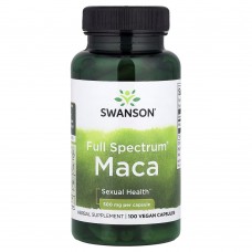 Swanson Maca 500 mg Full Spectrum, 100 капсул Swanson Maca 500 mg Full Spectrum, 100 капсул
