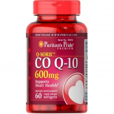 Puritan's Pride CO Q10 600 mg, 60 капсул Puritan's Pride CO Q10 600 mg, 60 капсул