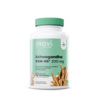Натуральная добавка Osavi Ashwaganda KSM-66 200 mg, 120 капсул Натуральная добавка Osavi Ashwaganda KSM-66 200 mg, 120 капсул