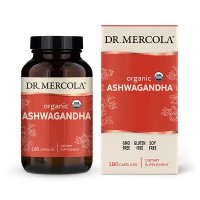 Натуральна добавка Dr. Mercola Ashwaganda, 60 капсул