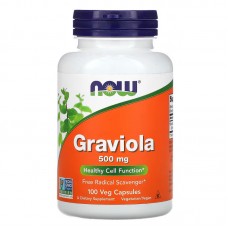 NOW Graviola 500 mg, 100 вегакапсул NOW Graviola 500 mg, 100 вегакапсул