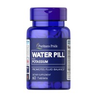 Натуральная добавка Puritan's Pride Water Pill with Potassium, 60 таблеток Натуральная добавка Puritan's Pride Water Pill with Potassium, 60 таблеток