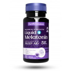 Натуральная добавка Earth‘s Creation Melatonin 5 mg, 60 капсул Натуральная добавка Earth‘s Creation Melatonin 5 mg, 60 капсул