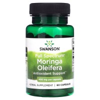Swanson Moringa Oleifera 400 mg Full Spectrum, 60 капсул Swanson Moringa Oleifera 400 mg Full Spectrum, 60 капсул