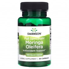 Swanson Moringa Oleifera 400 mg Full Spectrum, 60 капсул Swanson Moringa Oleifera 400 mg Full Spectrum, 60 капсул