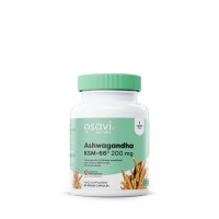 Натуральная добавка Osavi Ashwaganda KSM-66 200 mg, 60 капсул Натуральная добавка Osavi Ashwaganda KSM-66 200 mg, 60 капсул
