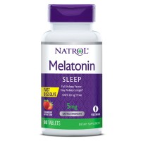 Натуральная добавка Natrol Melatonin 5 mg Fast Dissolve, 90 таблеток СРОК 03.26 Натуральная добавка Natrol Melatonin 5 mg Fast Dissolve, 90 таблеток СРОК 03.26