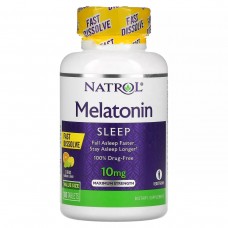 Натуральная добавка Natrol Melatonin 10 mg Fast Dissolve, 100 таблеток Цитрус