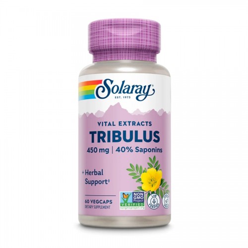 Натуральная добавка Solaray Tribulus Extract 450 mg, 60 вегакапсул CN10321 Solaray