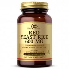 Натуральная добавка Solgar Red Yeast Rice 600 mg, 60 вегакапсул Натуральная добавка Solgar Red Yeast Rice 600 mg, 60 вегакапсул