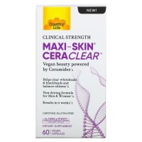 Натуральная добавка Country Life Maxi-Skin CeraClear, 60 вегакапсул Натуральная добавка Country Life Maxi-Skin CeraClear, 60 вегакапсул