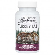 Натуральная добавка Host Defense Turkey Tail, 60 вегакапсул