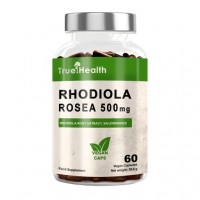 Натуральная добавка True Health Rhodiola Rosea 500 mg, 60 вегакапсул