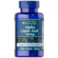 Натуральная добавка Puritan's Pride Alpha Lipoic Acid 100 mg, 120 капсул Натуральная добавка Puritan's Pride Alpha Lipoic Acid 100 mg, 120 капсул