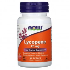 NOW Lycopene 20 mg, 50 капсул NOW Lycopene 20 mg, 50 капсул