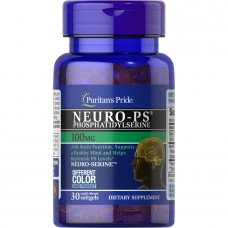 Натуральная добавка Puritan's Pride Neuro-Ps (Phosphatidylserine) 100 mg, 30 капсул