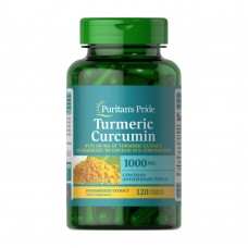 Куркума Puritan's Pride Turmeric Curcumin 1000 mg with BioPerine 5 mg, 120 капсул Куркума Puritan's Pride Turmeric Curcumin 1000 mg with BioPerine 5 mg, 120 капсул