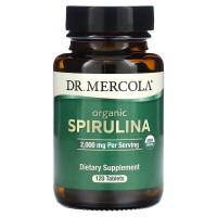 Натуральная добавка Dr. Mercola Organic Spirulina, 120 таблеток Натуральная добавка Dr. Mercola Organic Spirulina, 120 таблеток