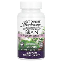 Натуральная добавка Host Defense MycoBotanicals Brain, 60 капсул Натуральная добавка Host Defense MycoBotanicals Brain, 60 капсул