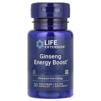 Life Extension Ginseng Energy Boost, 30 вегакапсул