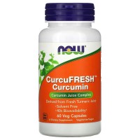Натуральная добавка NOW CurcuFRESH, 60 вегакапсул Натуральная добавка NOW CurcuFRESH, 60 вегакапсул