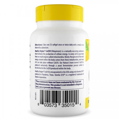 Натуральная добавка Healthy Origins CoQ10 Kaneka Q10 100 mg, 30 капсул CN13696 Healthy Origins Натуральная добавка Healthy Origins CoQ10 Kaneka Q10 100 mg, 30 капсул CN13696 Healthy Origins