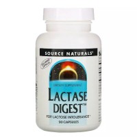 Натуральная добавка Source Naturals Lactase Digest, 90 капсул