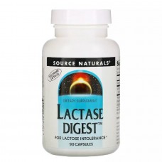 Натуральная добавка Source Naturals Lactase Digest, 90 капсул Натуральная добавка Source Naturals Lactase Digest, 90 капсул