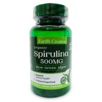 Натуральная добавка Earth‘s Creation Spirulina 500 mg, 60 таблеток Натуральная добавка Earth‘s Creation Spirulina 500 mg, 60 таблеток